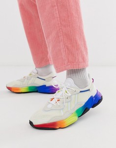 Кроссовки с разноцветной подошвой adidas Originals ozweego pride-Мульти