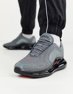 Серые кроссовки Nike Air Max 720-Черный