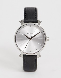 Часы с кожаным ремешком Nixon A108 Artifact Kensington-Черный
