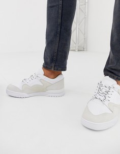 Белые кроссовки на толстой подошве Lacoste Court Point-Белый
