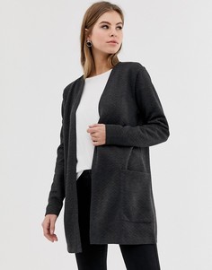 Кардиган без застежки Only Joyce-Серый