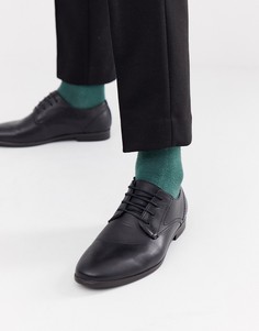 Черные туфли дерби Burton Menswear-Черный