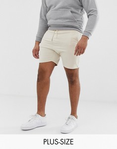 Трикотажные шорты с логотипом D-Struct-Светло-бежевый