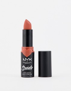 Матовая губная помада NYX Professional Makeup Suede - Peach Dont Kill Me-Розовый