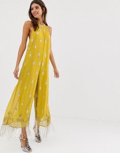 Комбинезон ASOS EDITION-Желтый