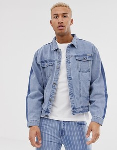 Джинсовая куртка с выцветшим эффектом Liquor N Poker-Синий