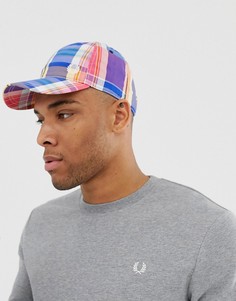Кепка в клетку Fred Perry madras-Мульти