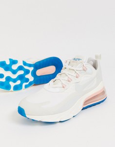 Белые кроссовки Nike Air Max 270 React-Белый