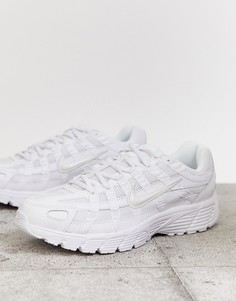 Белые кроссовки Nike P-6000-Белый