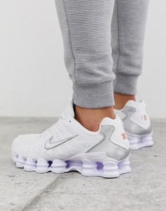 Белые кроссовки Nike Shox TL AV3595-100-Белый