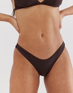 Коричневые трусы бикини Missguided-Коричневый