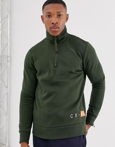 Свитшот на молнии с принтом Jack & Jones Core-Зеленый