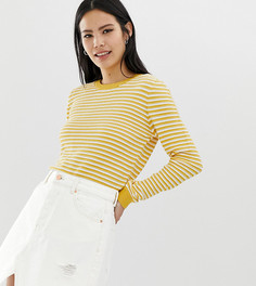 Белая джинсовая юбка с 5 карманами Bershka-Белый