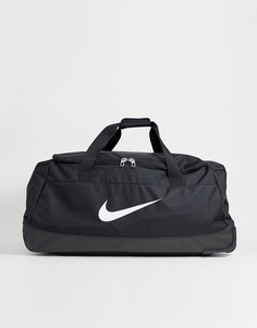 Черная сумка на колесиках Nike Football club team-Черный