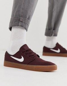 Коричневые кроссовки Nike SB Zoom Janoski-Коричневый