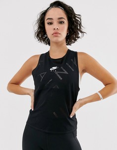 Черная майка Nike Air Running-Черный