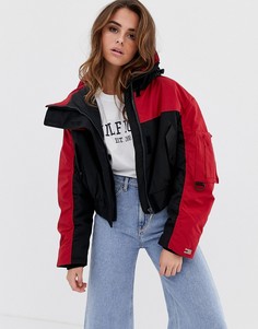 Ветровка с капюшоном Tommy Hilfiger-Черный