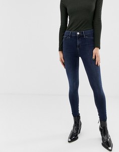 Темные джинсы скинни River Island Molly-Синий