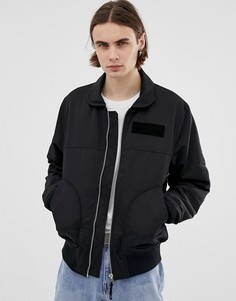 Черный бомбер Weekday Ben
