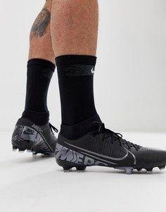 Черные футбольные бутсы Nike Football superfly 7-Черный