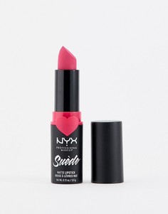 Матовая губная помада NYX Professional Makeup Suede - Clinger-Розовый