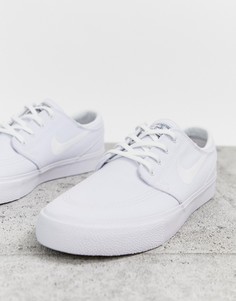Белые кроссовки Nike SB Janoski-Белый