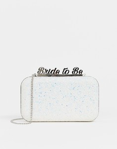 Клатч с блестками ALDO bride to be-Белый