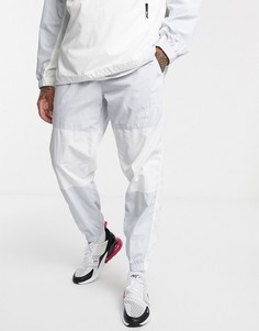 Белые джоггеры с манжетами Nike-Белый
