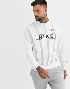 Серый свитшот с круглым вырезом Nike Re-Issue