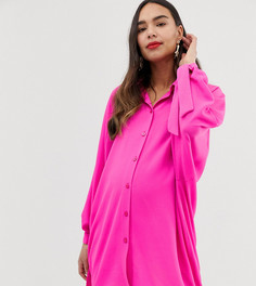 Ярко-розовая свободная рубашка Blume Maternity-Розовый