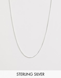 Короткое серебряное колье ASOS DESIGN-Серебряный
