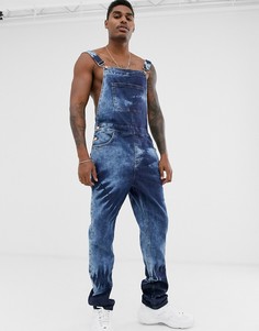 Синий джинсовый комбинезон ASOS DESIGN