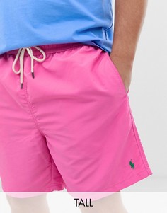 Розовые шорты для плавания Polo Ralph Lauren Big & Tall Traveler-Розовый