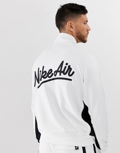 Белая спортивная куртка с логотипом Nike-Белый