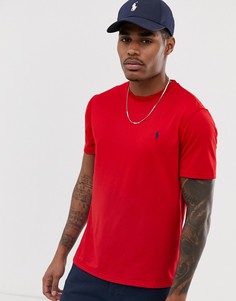 Красная футболка с логотипом Polo Ralph Lauren performance-Красный