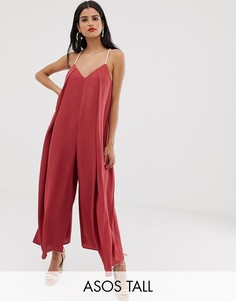 Комбинезон ASOS DESIGN Tall-Розовый