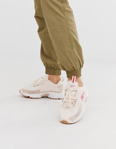 Розовые кроссовки Reebok DMX Series 2k-Белый