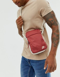 Бордовая сумка для авиапутешествий Nike-Красный