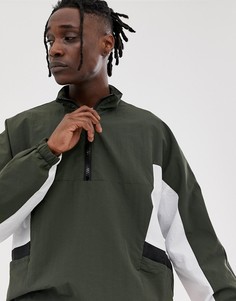 Ветровка в стиле колор блок New Look-Зеленый