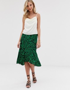 Юбка миди Vero Moda-Зеленый