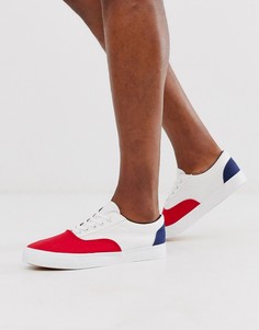 Кеды в стиле колор блок New Look-Белый