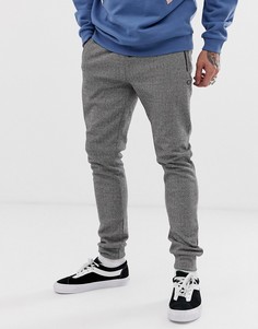 Серые зауженные джоггеры с шевронным узором Criminal Damage-Серый