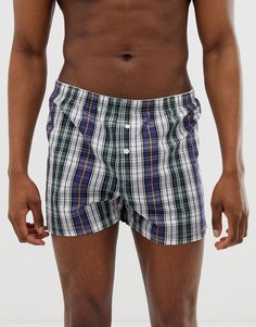 Тканые боксеры в клетку ASOS DESIGN-Мульти