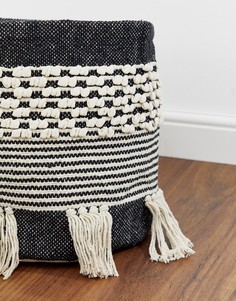 Фактурная корзина для хранения с кисточками ASOS SUPPLY-Мульти