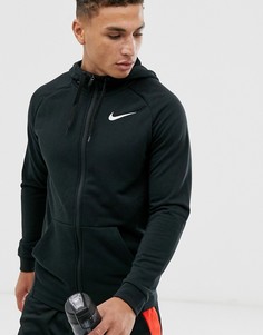Черный худи из флиса Nike Training