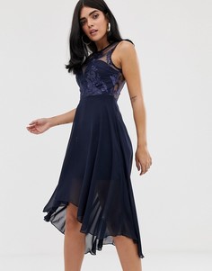 Платье мидакси AX Paris-Темно-синий