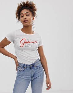 Футболка с логотипом Pepe Jeans - Sandy-Белый