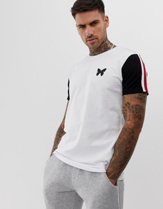 Белая обтягивающая футболка с рукавами реглан Good For Nothing-Белый