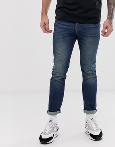 Темные выбеленные джинсы скинни с классической талией Levis 510 - megamouth warp cool-Синий Levis®