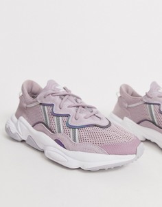 Фиолетовые кроссовки adidas Originals Ozweego-Розовый